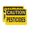 Signmission Pesticides Caution Sign, Vinyl Decal, 10in W x 7in L, 2PK OS-2PACK-CS-D-710-L-19222 - alternate 1